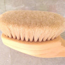 ボディブラシ 馬毛 白馬 尾毛 尻尾 しっぽ ひのき 天然木 ブラシ ボディーブラシ 日本製 職人 高級 バスグッズ 【納期A】【toh-257914】