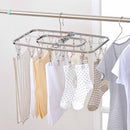 洗濯ハンガー ステンレス ハンガー ピンチつき 24個 【納期A】【toh-258022】