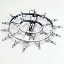 洗濯物ハンガー ピンチ付きハンガー 円形 丸型 オールステンレス 【納期A】【toh-258023】