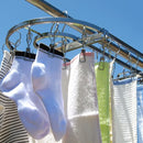 洗濯物干し ハンガー ベランダ 部屋干し ピンチつきハンガー ステンレス 【納期A】【toh-258027】