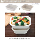 コランダー バット ざる 長方形 Mサイズ 水切り 電子レンジ対応 ふた付き 受け皿 省スペース コンパクト 銀イオン 抗菌 日本製 【納期A】【toh-258493】