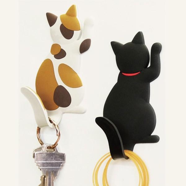 マグネット フック 猫 ねこ おしゃれ インテリア 磁石 冷蔵庫 ドア 扉 【納期A】【toh-259224】