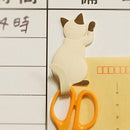 マグネット フック 猫 ねこ おしゃれ インテリア 磁石 冷蔵庫 ドア 扉 【納期A】【toh-259224】