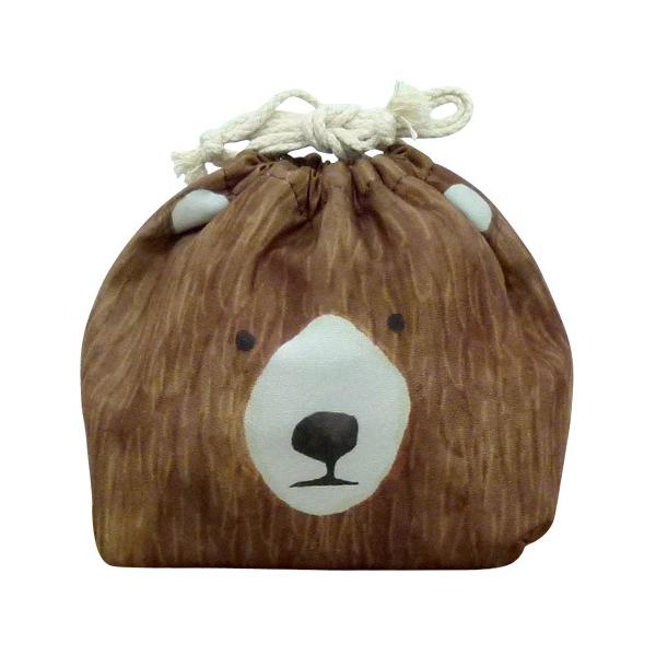 巾着袋 かわいい お弁当袋 ランチバッグ 動物 アニマル おしゃれ 【納期A】【toh-259232】