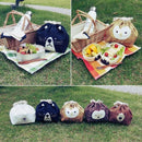 巾着袋 かわいい お弁当袋 ランチバッグ 動物 アニマル おしゃれ 【納期A】【toh-259232】