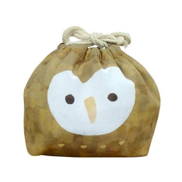 巾着袋 かわいい お弁当袋 ランチバッグ 動物 アニマル おしゃれ 【納期A】【toh-259232】