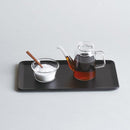 プレイスマット 220×120mm 木製トレー ウッド トレイ 黒 ブラック 【納期A】【toh-260324】