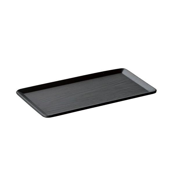 プレイスマット 220×120mm 木製トレー ウッド トレイ 黒 ブラック 【納期A】【toh-260324】