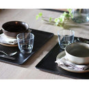 プレイスマット 270×200mm 木製トレイ ウッド トレー 黒 ブラック 【納期A】【toh-260326】