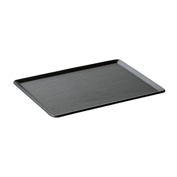 プレイスマット 270×200mm 木製トレイ ウッド トレー 黒 ブラック 【納期A】【toh-260326】