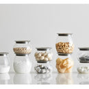 キャニスター 800ml 保存 容器 砂糖 豆菓子 食品 瓶 耐熱 ガラス フタ付き おしゃれ 【納期A】【toh-260340】