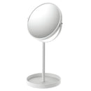 スタンドミラー 収納トレイ 鏡 卓上 テーブルミラー 丸型 円形 山崎実業 【納期A】【toh-260545】