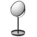 スタンドミラー 収納トレイ 鏡 卓上 テーブルミラー 丸型 円形 山崎実業 【納期A】【toh-260545】