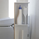 トイレ収納 スリム 細い ラック トイレットペーパー トイレブラシ 収納 おしゃれ 木目 山崎実業 【納期A】【toh-260547】