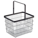 ランドリーバスケット かご ワイヤー スチール 取っ手付き 洗濯物入れ 山崎実業 【納期A】【toh-260553】