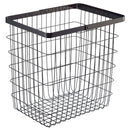 洗濯カゴ ランドリーバスケット かご スチール ワイヤー 大きいサイズ 山崎実業 【納期A】【toh-260555】