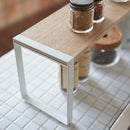 キッチンラック 調味料置き 台 スタンド ラック コンロ奥 キッチン収納 山崎実業 【納期A】【toh-260618】