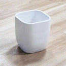 洗面所 タンブラー カップ コップ 歯みがき用 陶器 白 ホワイト シンプル 【納期A】【toh-261669】