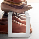 伸縮シューズラック 1段 伸縮式 玄関収納 靴置き 山崎実業 【納期A】【toh-262139】