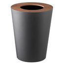 ゴミ箱 丸型 小型 リビング ごみ箱 ブラック ホワイト トラッシュカン 山崎実業 【納期A】【toh-262145】