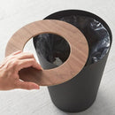 ゴミ箱 丸型 小型 リビング ごみ箱 ブラック ホワイト トラッシュカン 山崎実業 【納期A】【toh-262145】