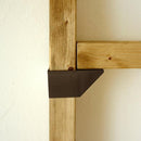 棚受け おしゃれ インテリア 室内 棚受 つっぱり 突っ張り収納 日曜大工 DIY シングル ラブリコ LABRICO 【納期A】【toh-262656】