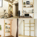 棚受け おしゃれ インテリア 室内 棚受 つっぱり 突っ張り収納 日曜大工 DIY シングル ラブリコ LABRICO 【納期A】【toh-262656】