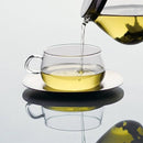 カップ ソーサー セット おしゃれ モダン ガラス コップ皿 kinto 【納期A】【toh-264910】