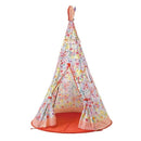 子ども用テント 子供用 キッズ サイズ インテリア 遊び場 花柄 折りたたみ 収納袋 遊び場 プレイルーム 【納期A】【toh-265060】