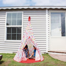 子ども用テント 子供用 キッズ サイズ インテリア 遊び場 花柄 折りたたみ 収納袋 遊び場 プレイルーム 【納期A】【toh-265060】