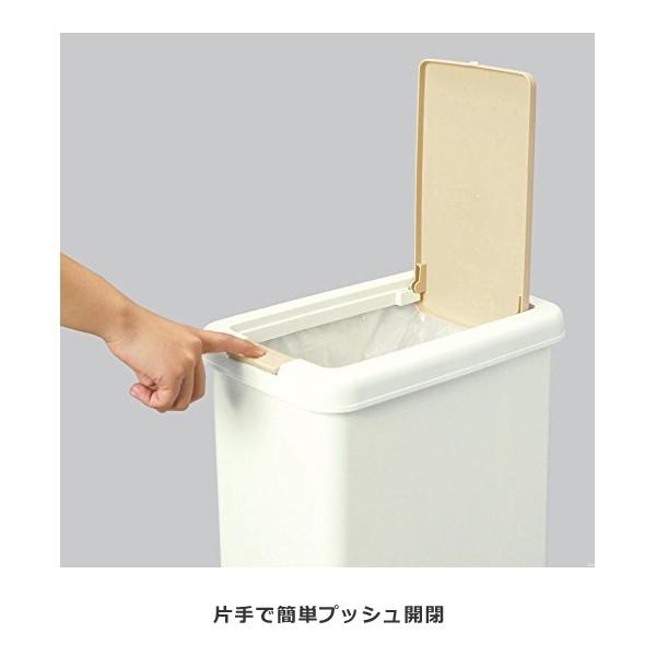 ゴミ箱 分別 縦型 2段 スリム キッチン おしゃれ 20リットル 【納期A】【toh-266925】