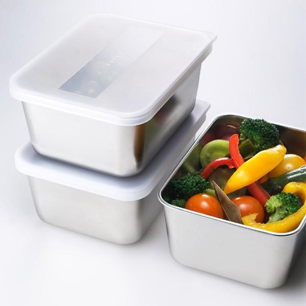フードコンテナ ステンレス 保存容器 蓋 食品 冷蔵庫 【納期A】【toh-267276】