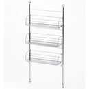 調味料ラック 突っ張り キッチンラック 大容量 収納力 省スペース つっぱり 3段 調味料棚 収納 スチール ステンレス コンパクト コンロ シンク 整理 日本製 国産 【納期A】【toh-267322】