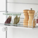 調味料ラック 突っ張り キッチンラック 大容量 収納力 省スペース つっぱり 3段 調味料棚 収納 スチール ステンレス コンパクト コンロ シンク 整理 日本製 国産 【納期A】【toh-267322】