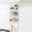 調味料ラック 突っ張り キッチンラック 大容量 収納力 省スペース つっぱり 3段 調味料棚 収納 スチール ステンレス コンパクト コンロ シンク 整理 日本製 国産 【納期A】【toh-267322】