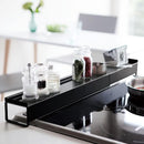 排気口カバー コンロ 黒 白 伸縮式 キッチン 棚 山崎実業 【納期A】【toh-268003】