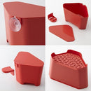 三角コーナー おしゃれ シンク ごみ箱 シンクコーナー フタつき 蓋 水切り 山崎実業 【納期A】【toh-268026】