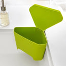 三角コーナー おしゃれ シンク ごみ箱 シンクコーナー フタつき 蓋 水切り 山崎実業 【納期A】【toh-268026】