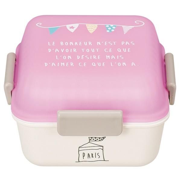 弁当箱 2段 510ml かわいい ドット ガーリー 女性 【納期A】【toh-268726】
