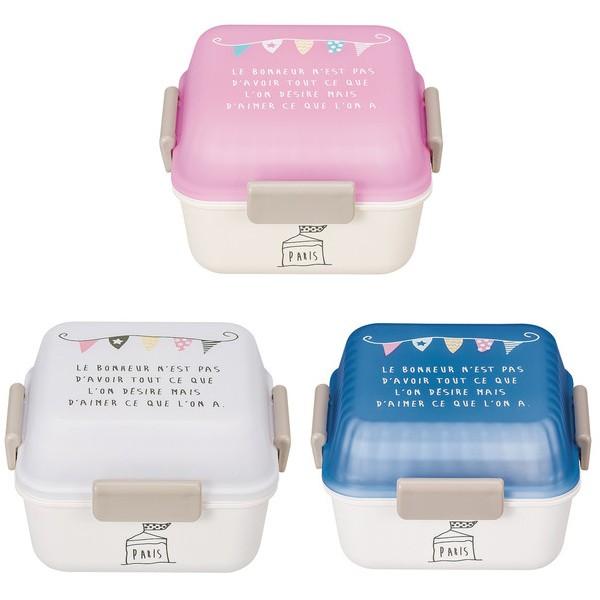 弁当箱 2段 510ml かわいい ドット ガーリー 女性 【納期A】【toh-268726】