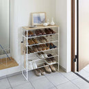 シューズラック スチールラック 靴箱 シンプル 玄関収納 山崎実業 【納期A】【toh-269126】