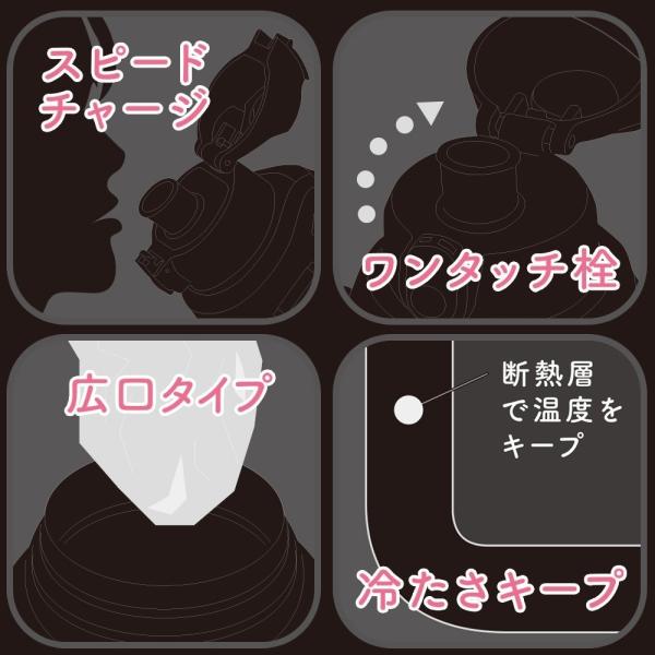 水筒 子供 おしゃれ 直飲み ケース付き ステンレス製 女の子 子ども 保冷 【納期A】【toh-269213】