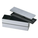 弁当箱 スリム 二段 2段 男性 メンズ おしゃれ かっこいい スタイリッシュ 細い コンパクト レンジ対応 日本製 職場 高校 中学 学校 【納期A】【toh-269356】