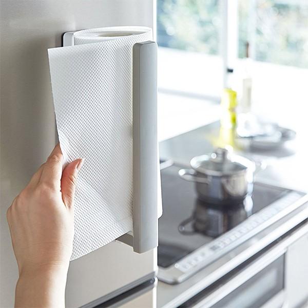 キッチンペーパーホルダー 磁石式 マグネット 冷蔵庫 おしゃれ スタイリッシュ 山崎実業 【納期A】【toh-269401】