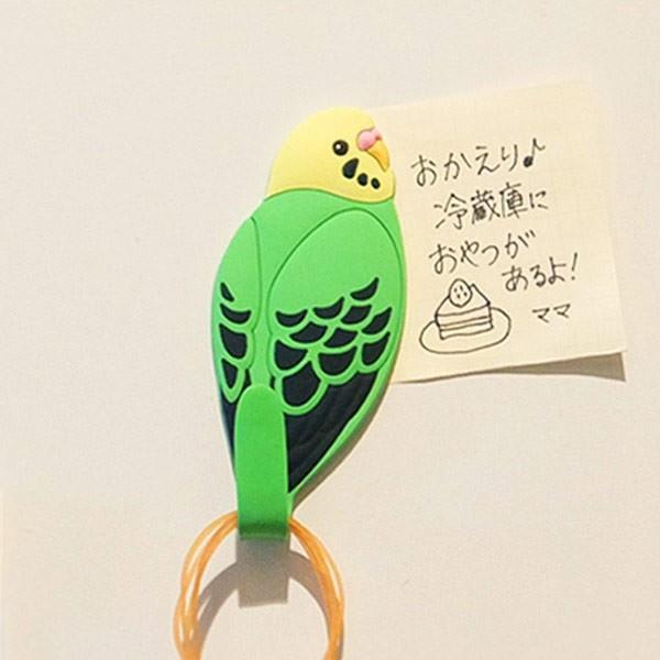 フック マグネット式 磁石 鳥 インコ かわいい おしゃれ インテリア ウォールフック 【納期A】【toh-269988】
