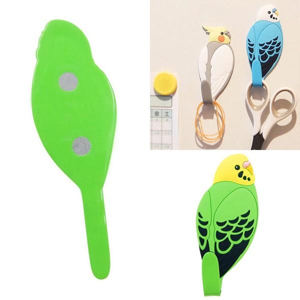 フック マグネット式 磁石 鳥 インコ かわいい おしゃれ インテリア ウォールフック 【納期A】【toh-269988】