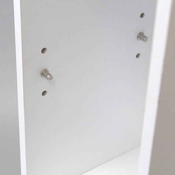 トイレラック 収納棚 スリム おしゃれ 生理用品 扉つき 2段 可動棚 白 ホワイト 北欧 取っ手付き 掃除用具入れ トイレ掃除ブラシ入れ 収納棚 【納期A】【toh-270570】
