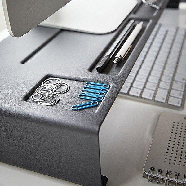 パソコンモニタースタンド PCモニタースタンド パソコンモニター台 PCモニター台 ディスプレー台 ディスプレイ台 山崎実業 【納期A】【toh-270572】