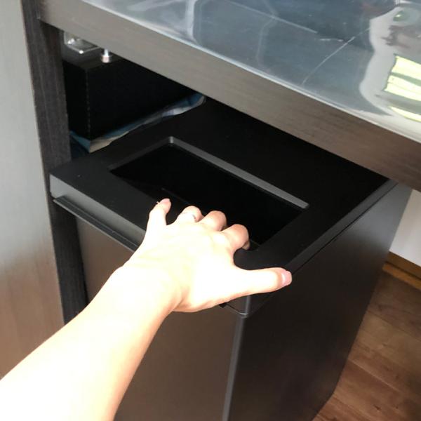 ゴミ箱 45リットル おしゃれ スリム キッチン 45l ごみ箱 フタ付き 蓋つき ペダル式 分別 棚下 カウンター下 大容量 オシャレ シンプル 2way プッシュ式 ふた 【納期A】【toh-270802】