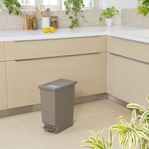ゴミ箱 45リットル おしゃれ スリム キッチン 45l ごみ箱 フタ付き 蓋つき ペダル式 分別 棚下 カウンター下 大容量 オシャレ シンプル 2way プッシュ式 ふた 【納期A】【toh-270802】